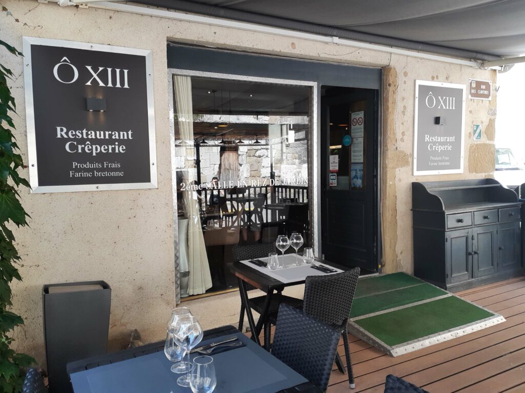 Devanture restaurant Ô XIII - Vienne